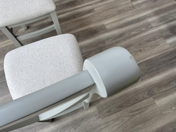 Branded Wooden Cross Back Stylish White Dining Chairs
