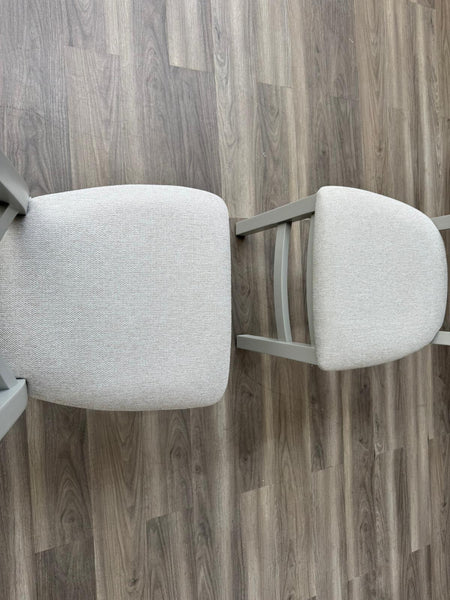 Branded Wooden Cross Back Stylish White Dining Chairs