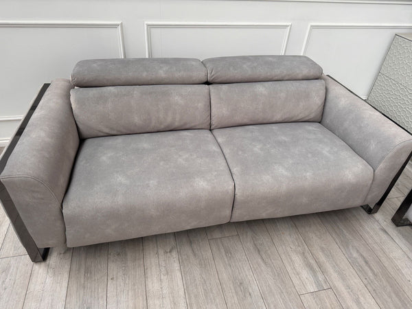 Furniture Village Gisella Grey 3 + 2 Seater Sofa Set Adjustable Headrests3