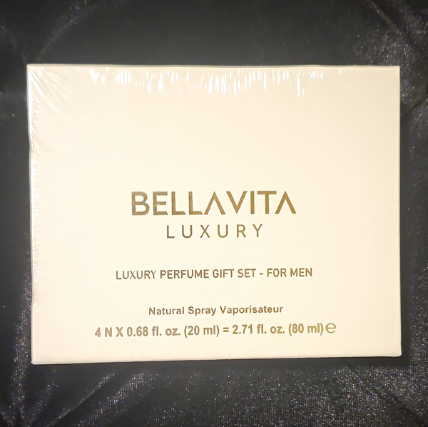 BellaVita Luxury Men's Perfume Gift Set Spray Vaporisateur 2.71 fl oz0