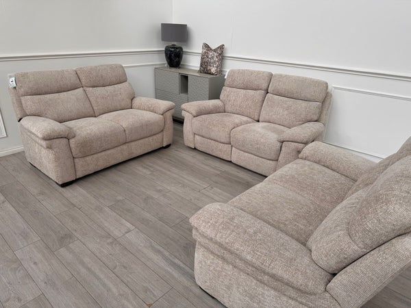 Furniture Village Serene 2+2+2 Seater Sofa Set Power Recliner, Lumbar & Headrest5
