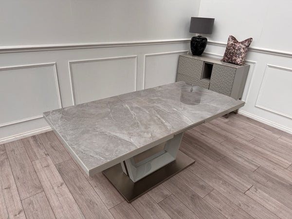 Furniture Village Grigio Small Extending Dining Table marble-effect ceramic top14
