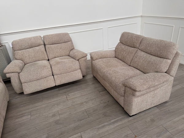 Furniture Village Serene 2+2+2 Seater Sofa Set Power Recliner, Lumbar & Headrest12