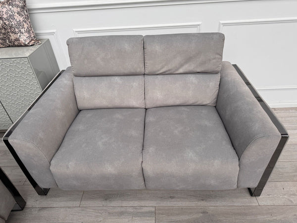 Furniture Village Gisella Grey 3 + 2 Seater Sofa Set Adjustable Headrests8