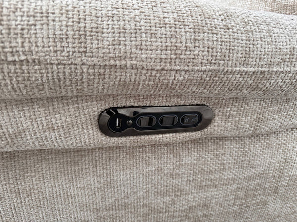 Furniture Village Serene 2+2+2 Seater Sofa Set Power Recliner, Lumbar & Headrest4