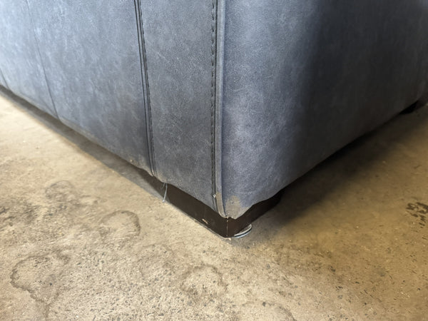 Furniture Village Optimus 3 Seater Sofabed + 2 Seater Sofa Set Navy Microfibre12