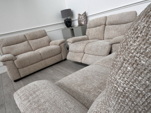 Furniture Village Serene 2+2+2 Seater Sofa Set Power Recliner, Lumbar & Headrest3