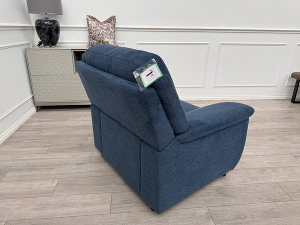 Furniture Village Touch Blue Fabric Armchair Delivery May Be Possible4