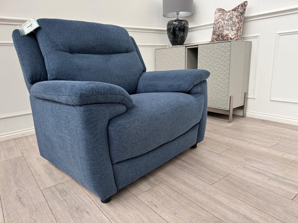 Furniture Village Touch Blue Fabric Armchair Delivery May Be Possible7